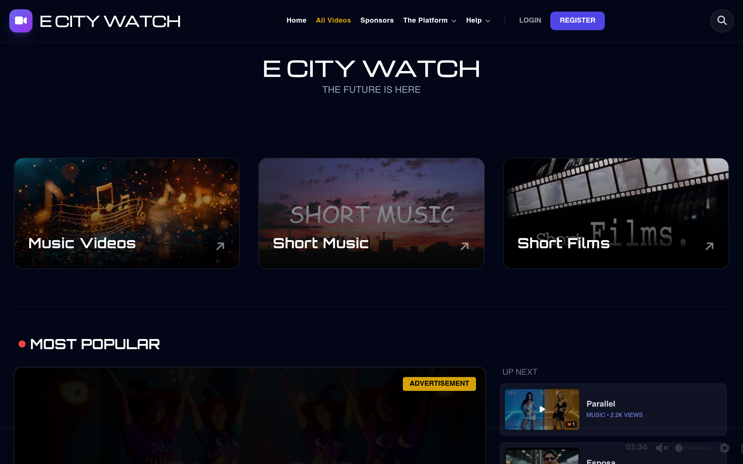 Homepage preview of ecitywatch.com